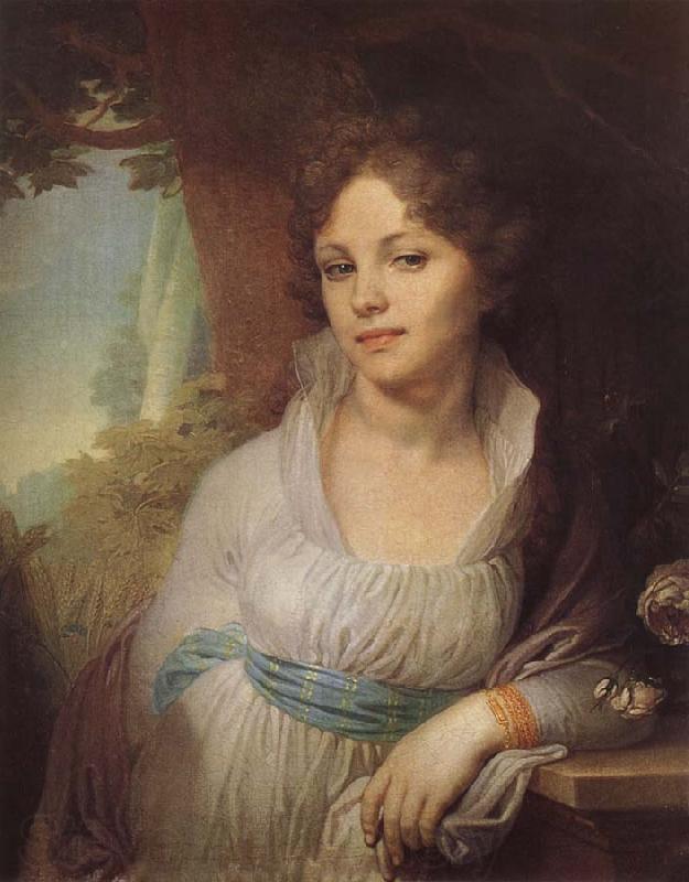 Vladimir Borovikovsky Portrait of Maria Lopoukhina Norge oil painting art